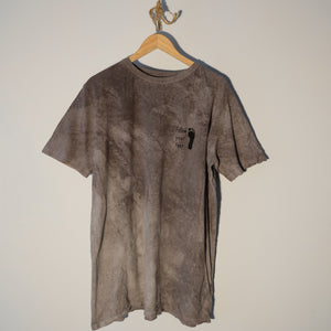 Tannin rust and indigo dyed Tshirt -Lrg